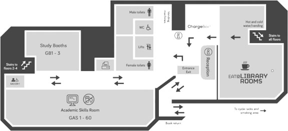 Marjorie Robinson Library Rooms floorplan preview